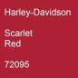 Preview: Harley-Davidson, Scarlet Red, 72095.